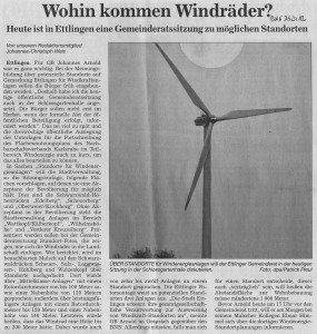 Artikel in der BNN vom 25.07.2012