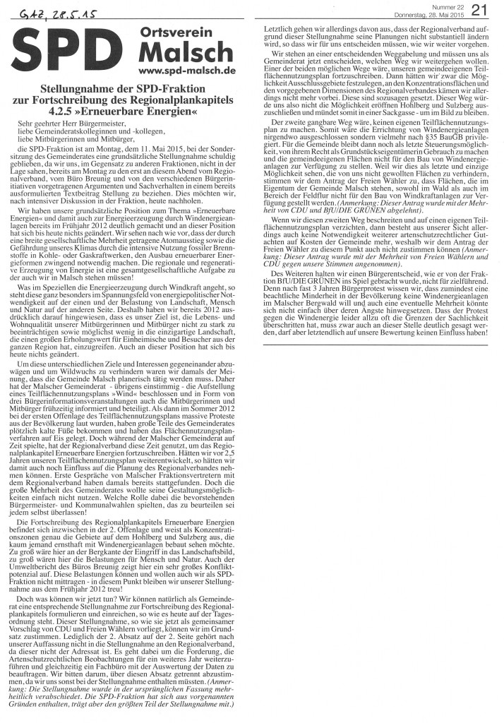 SPD-Orstverein-Malsch-GAZ-28-5-15-2
